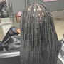 Bob boho Knotless braids