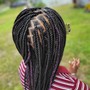 Takedown box braids or faux locs