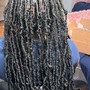 Medium Knotless Braids