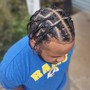 Cornrows No added hair