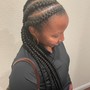 Natural Hair Braid Down