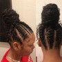 Women's Natural Hair Tapered Cut