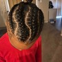 Male Full Head twist/plaits/cornrows