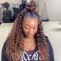 Pre-looped Crochet Braids