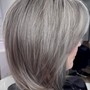 Solid color on short hair