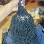 Invisible loc braids