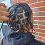 Natural hair box braids MEN