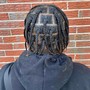 Natural hair box braids MEN