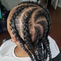 Kid's Braids with weave