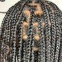 Medium Goddess/ Boho  long knotless braids