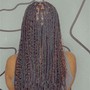 Medium Goddess/ Boho  long knotless braids