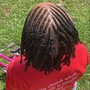 Kinky Twist with weave short to shoulder