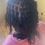 Loc knot bob (short to shoulder)