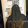 Large Knotless box braids