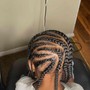 Kid's Braids with weave