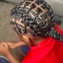 Kid's Braids with weave