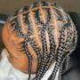 Kid's Braids with weave