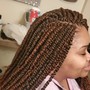 Boho box braids