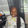 Kid's Box Braids Hair Included (Traditional or Knotless) Specify which one in the notes section