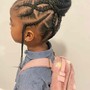 Basic kids hair added style