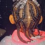 Men's braids (Basic Str8 Back)