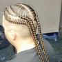 Men's braids (Basic Str8 Back)