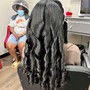 Long hair Double Process Color