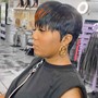 Full Quickweave PiXie Cut