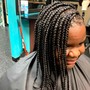 Knotless small box braids