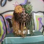 Interlocking/Crochet + 2 strand twists