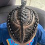 2 feed-in Braids