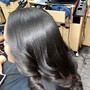 Microlinks Extensions with weft hair