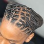 Cornrows on natural hair