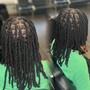 Kid locs wash retwist and style