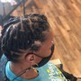 Instant locs on natural hair