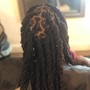 Instant locs on natural hair