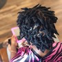 Instant locs on natural hair