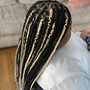 Medium knotless braids