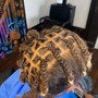 Man Bun Loc Retwist (no sides or back)