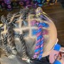 Man Bun Loc Retwist (no sides or back)