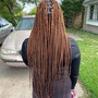 Small/long length Knotless braids