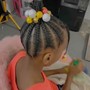 Kid's Style/ natural hair/braids and beads  price goes up with added hair and depending on the style