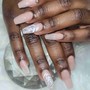 Fullset Acrylics Nails med length