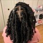 Butterfly locs Shoulder length