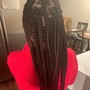 Jumbo Braids w/hair added or Passion Twist, Chrochet braids, boxed/triangle