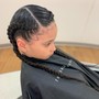 Braids (Feed-in/Stitch/Braids to Back)