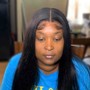 Closure wig install