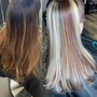 Split dye retouch