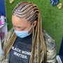 Medium Knotless Braids