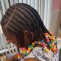 Small Feed In Braided Ponytail